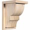 Ekena Millwork Ridgewood Smooth Corbel w/Backplate, Douglas Fir, 7 1/2"W x 8"D x 12"H COR08X08X12RID01SDF - alternate 1